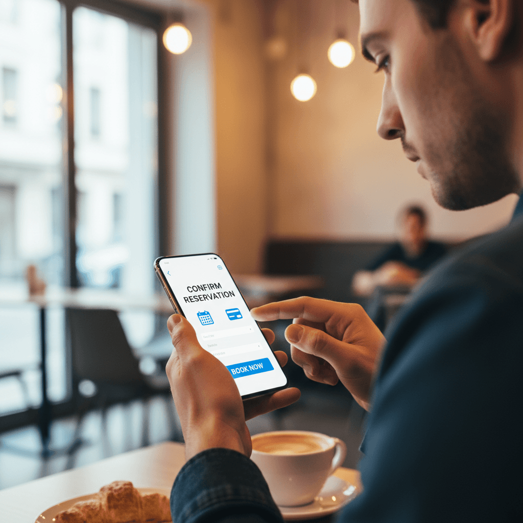 Easy tour booking on phone